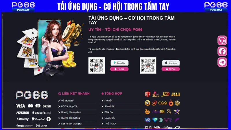 PG66 Tải App - iOS & Android Mượt Mà